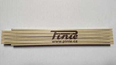 Metr skládací dřevěný Pinie, 2m x 10 mm - 1