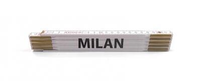 Skládací dvoumetr s potiskem MILAN