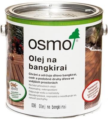 Osmo terasový olej, 006 olej na dřevo Bangkirai, přírodně zbarvený 0,75 l - 1