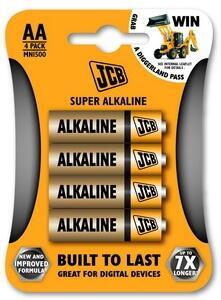 JCB-SUPER alkalická baterie AA/LR06-blistr 4ks