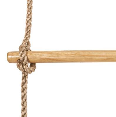 Žebřík provazový s 5-ti dřevěnými příčkami  - 2